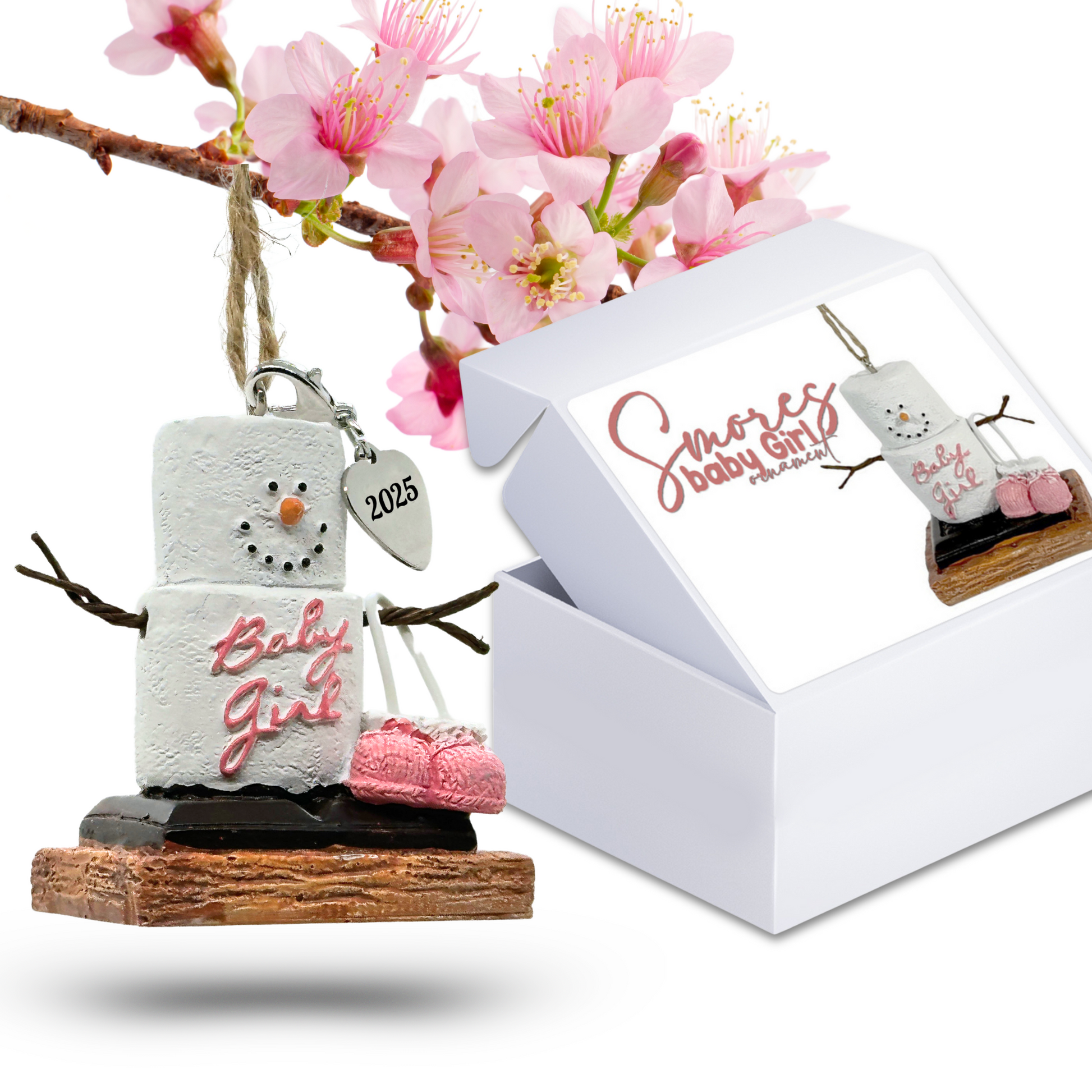 2025 S'mores Ornament - New Baby Girl