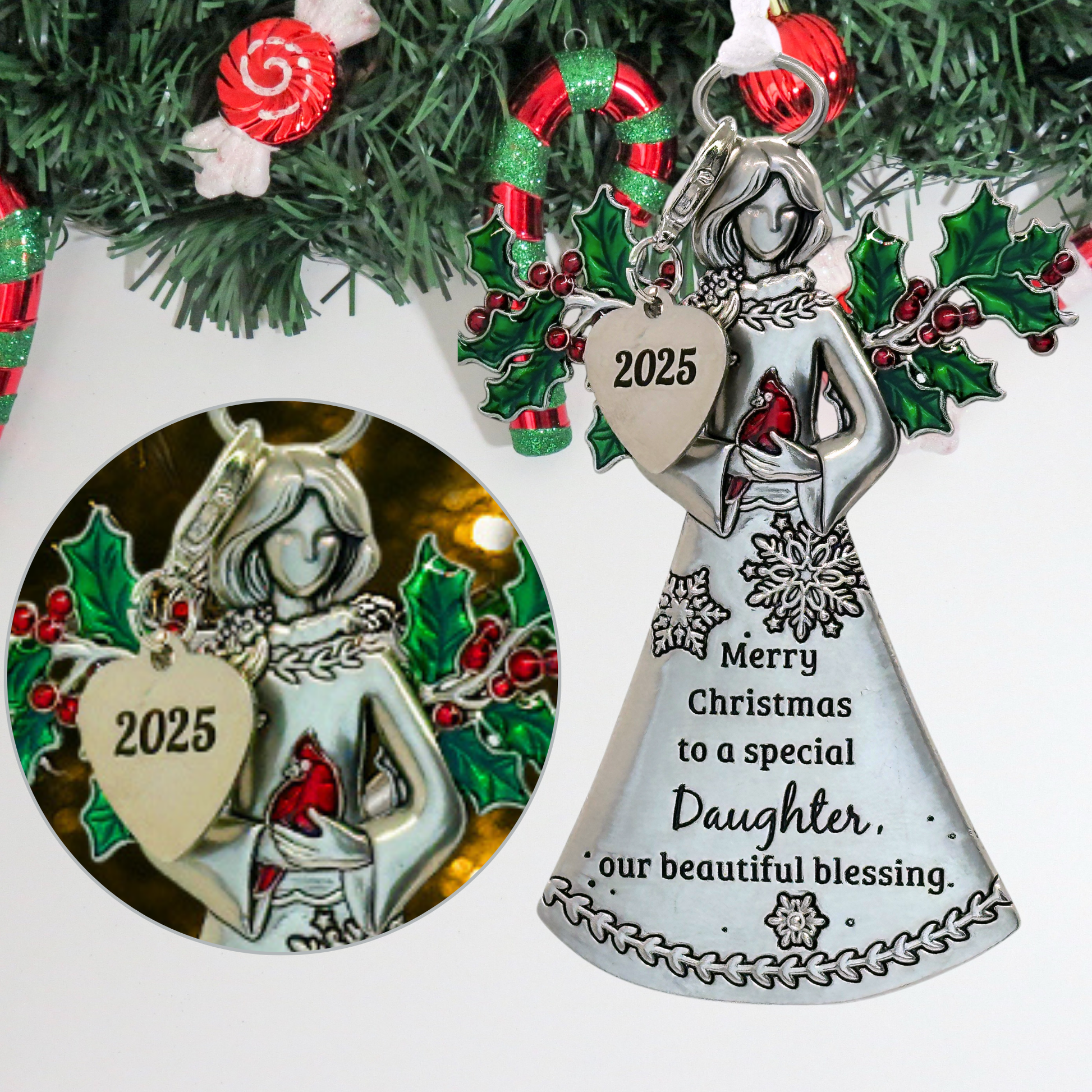 2025 Daughter Ornament - Merry Christmas