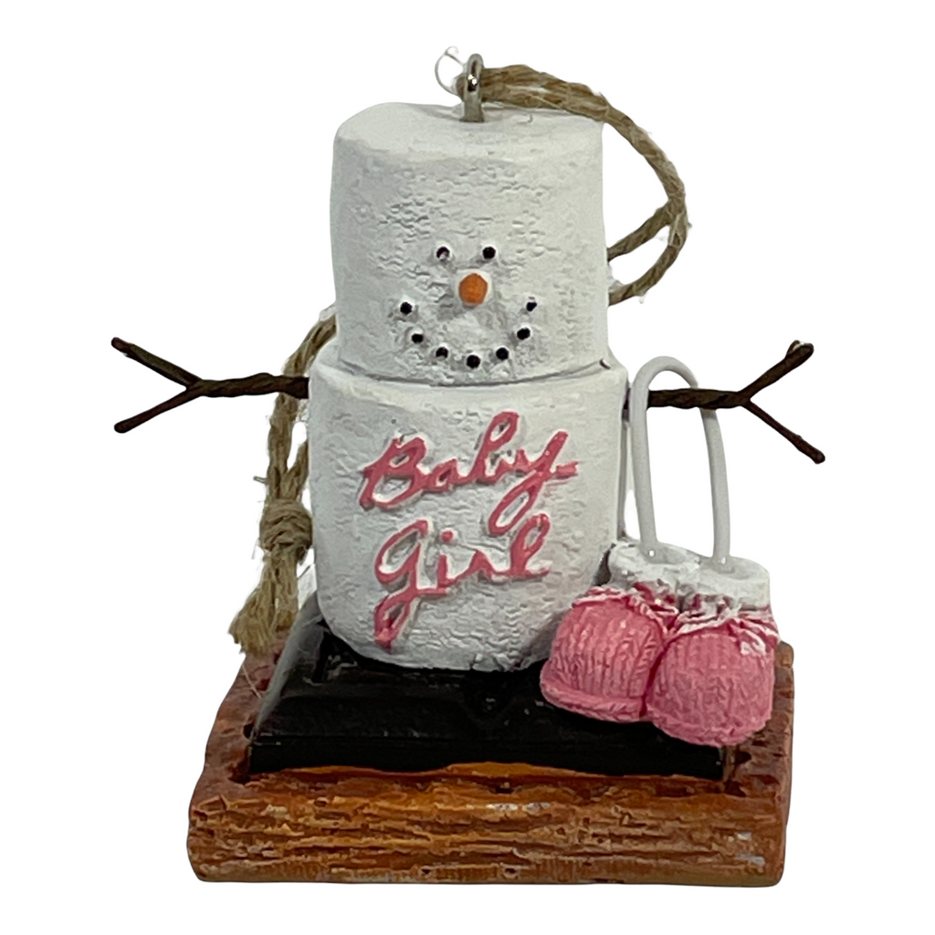 S'mores Ornament - New Baby Girl