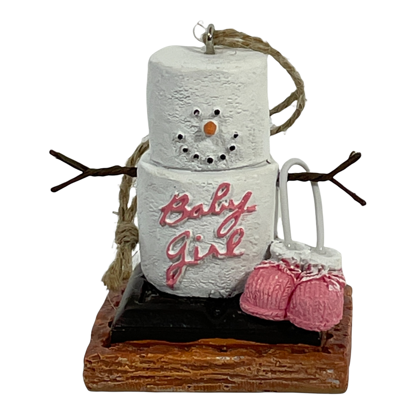 S'mores New Baby Girl Ornament