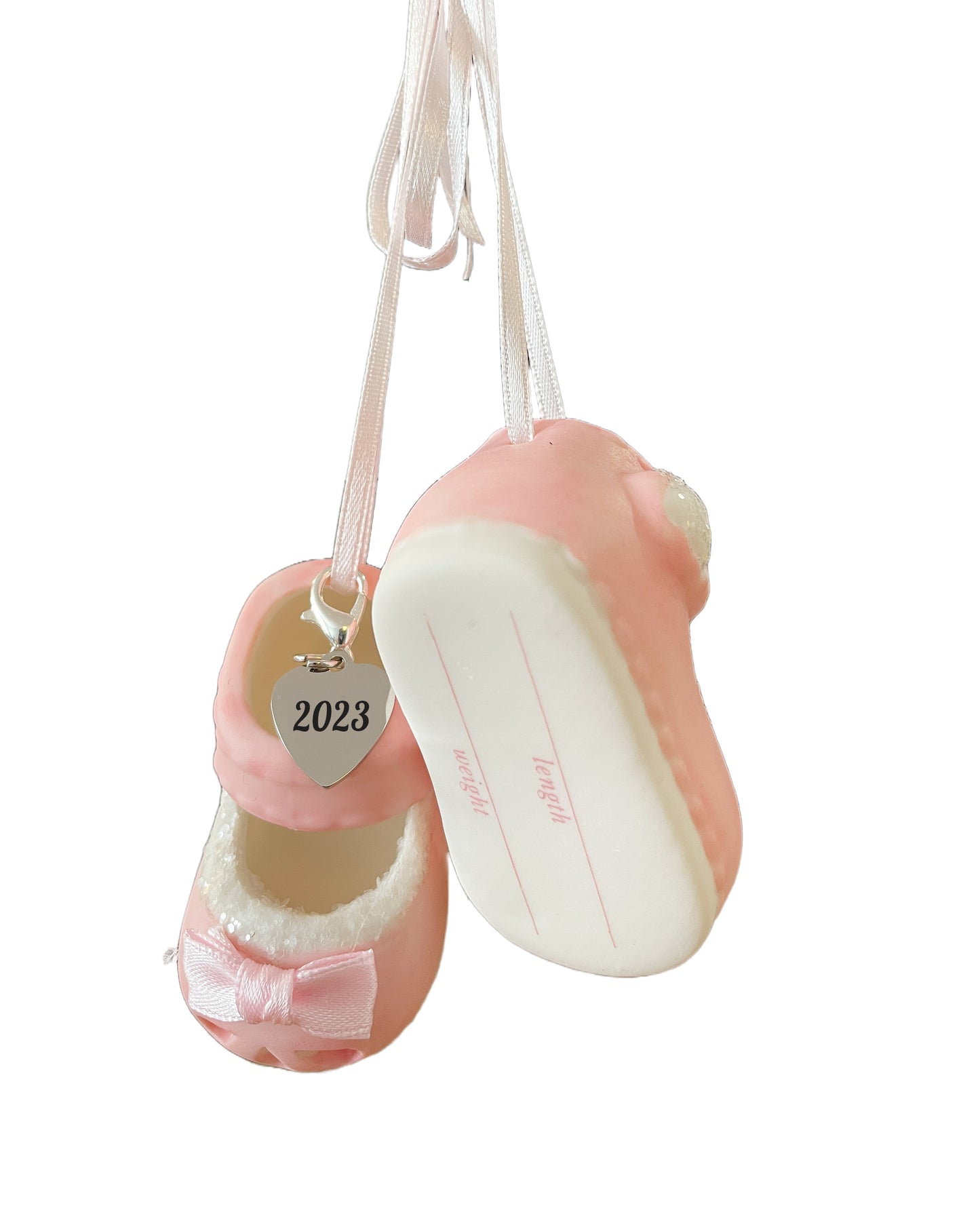 Baby Girl's Pink Shoe Ornament