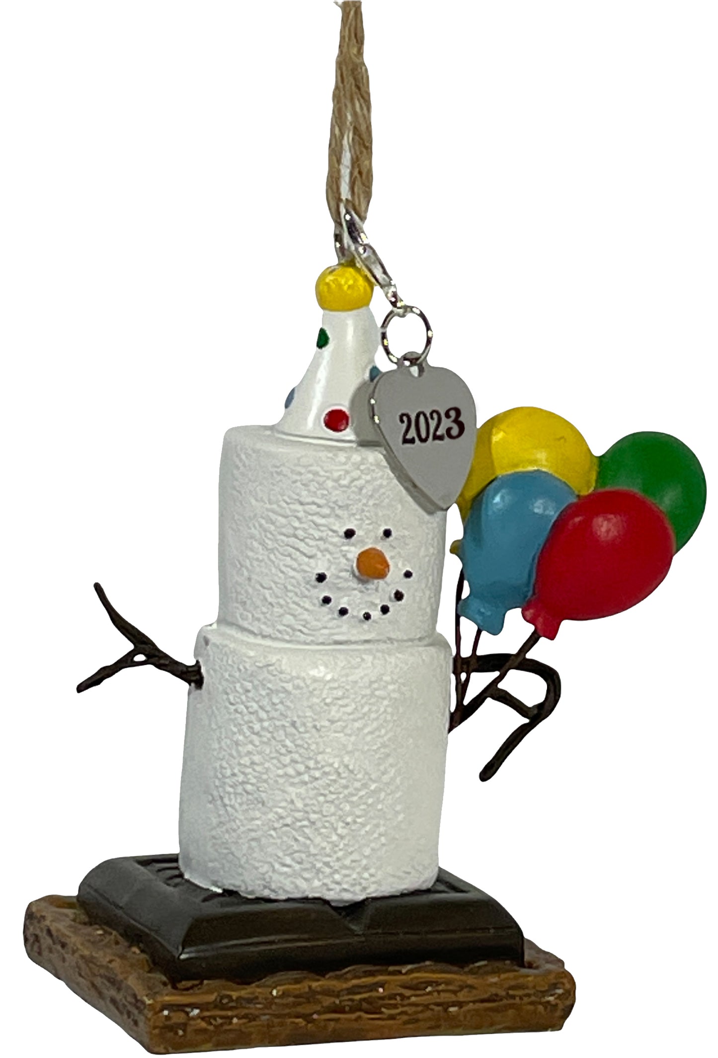 S'mores Happy Birthday Ornament