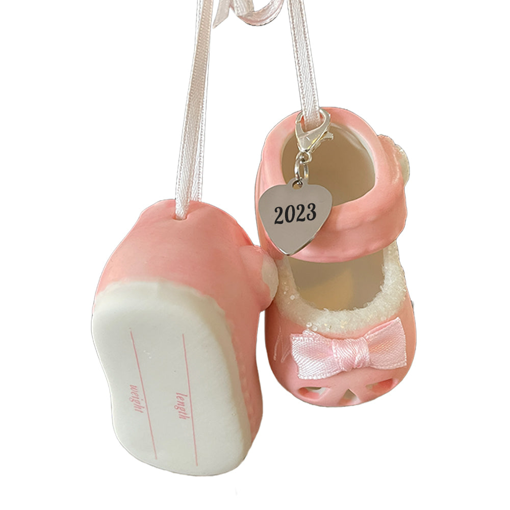 Baby Girl's Pink Shoe Ornament