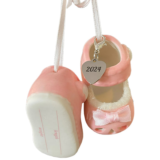 Baby Girl's Pink Shoe Ornament