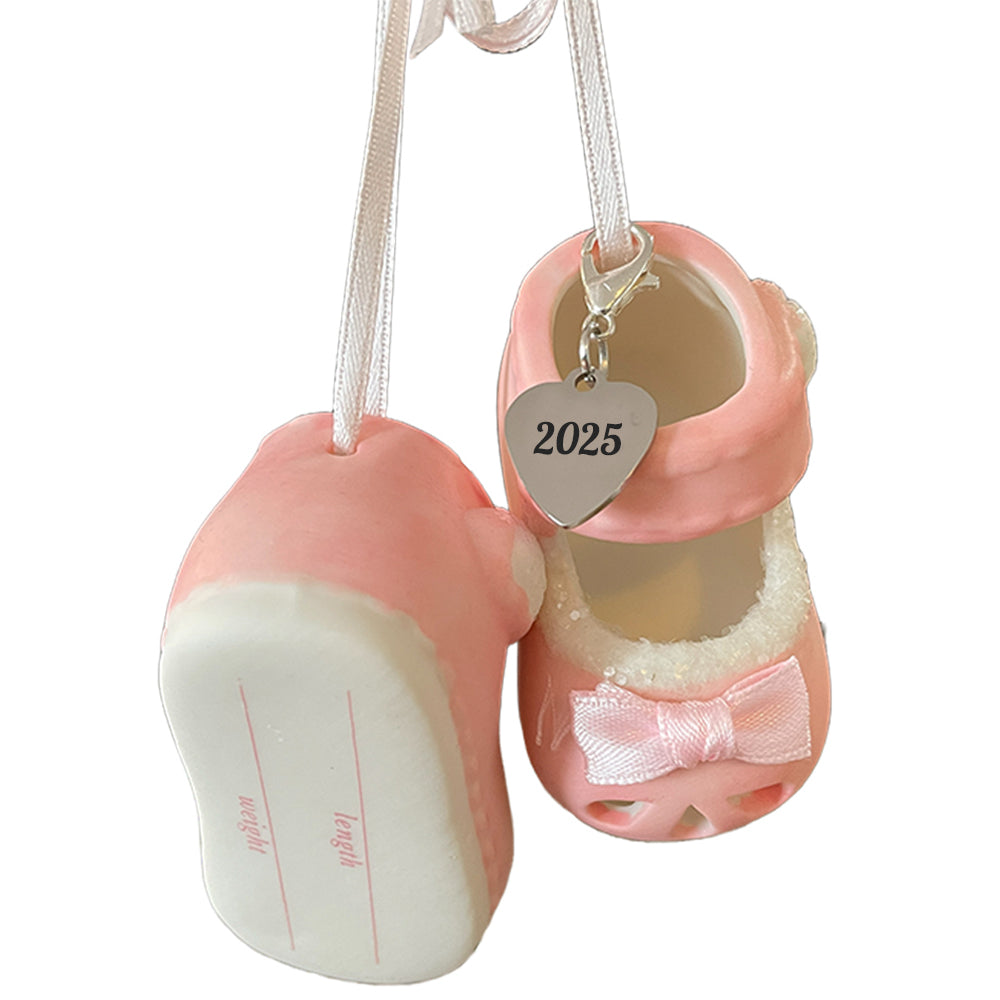 Baby Girl's Pink Shoe Ornament