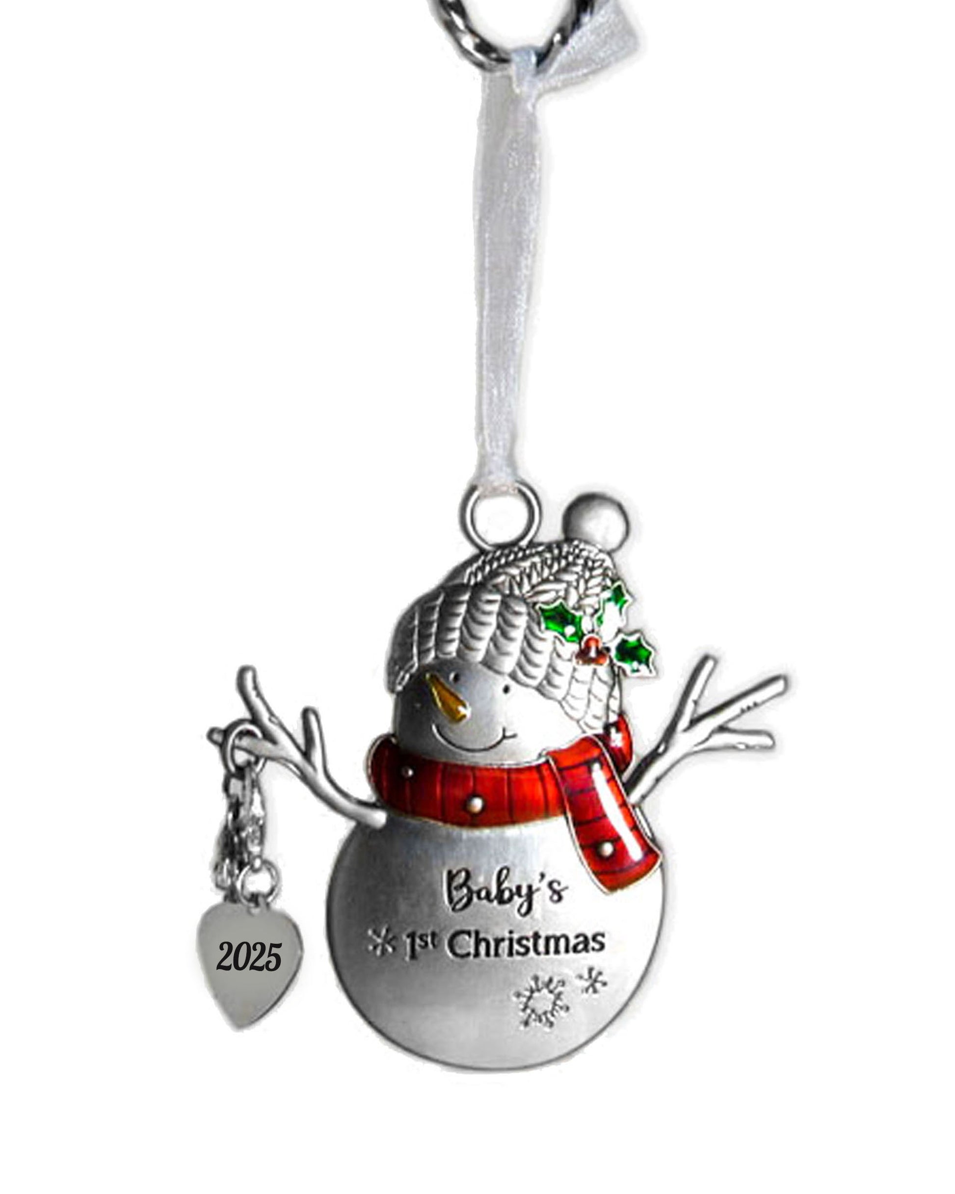 2025 Baby Ornament - First Christmas Snowman