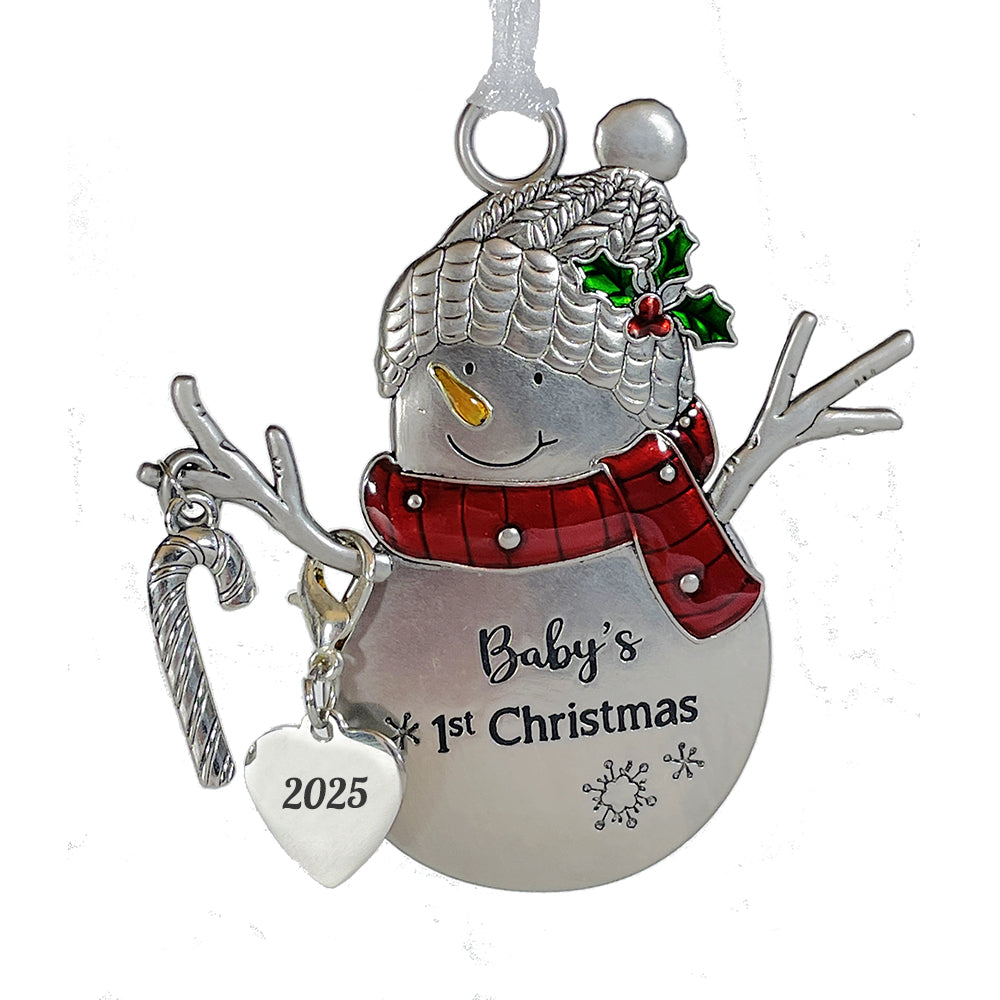 Baby's First Christmas Snowman Ornament