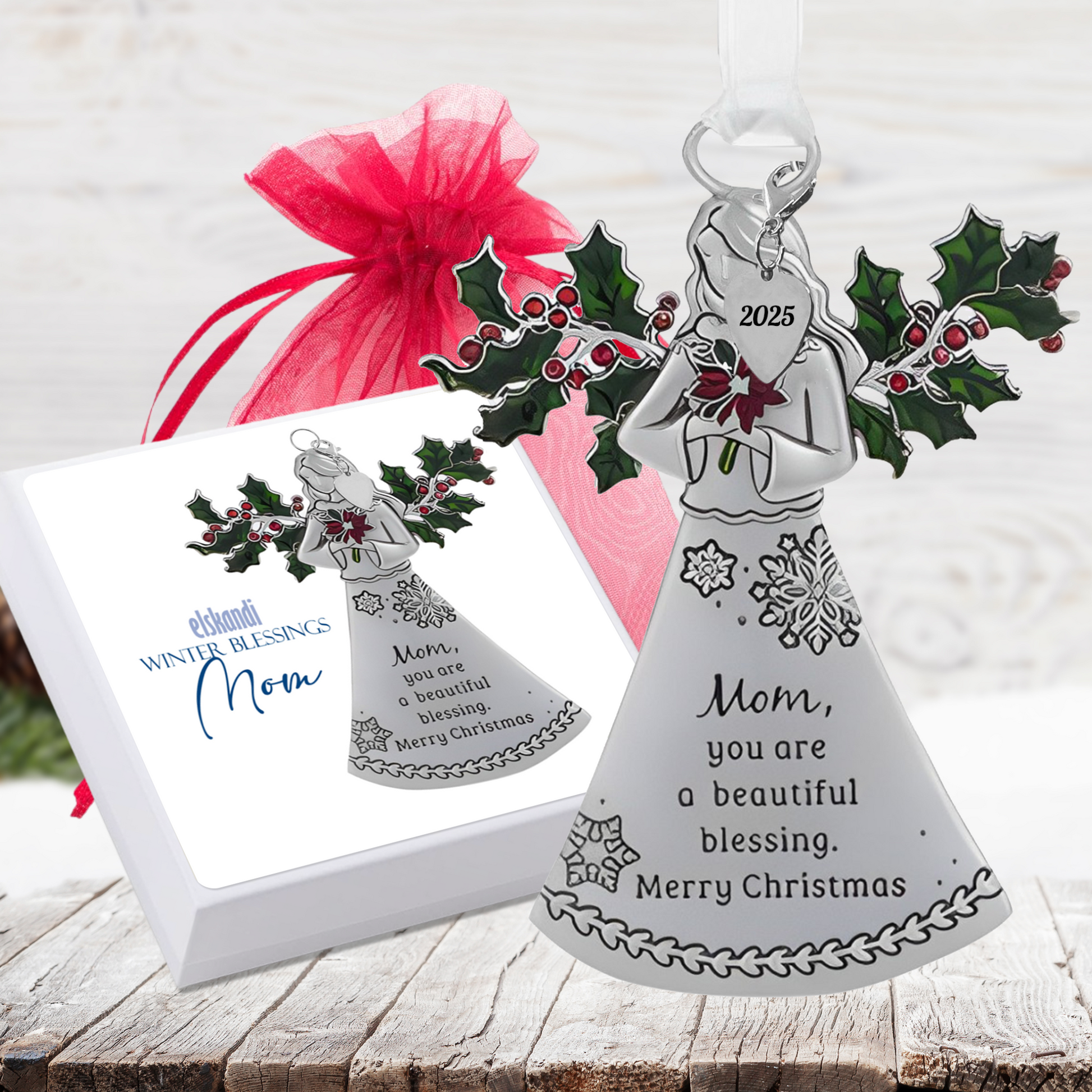 2025 Mom Angel Ornament - Beautiful Blessing