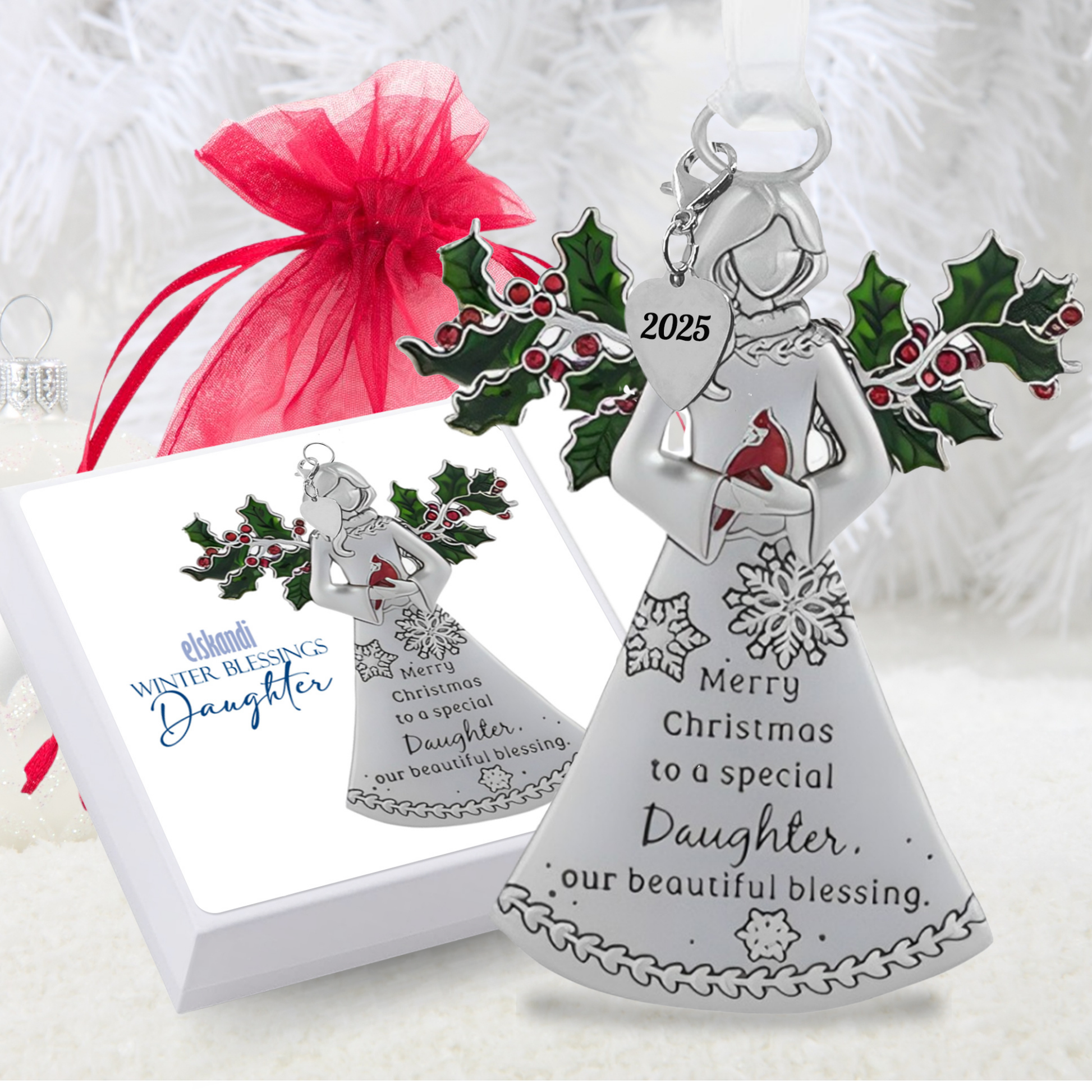 2025 Daughter Ornament - Merry Christmas
