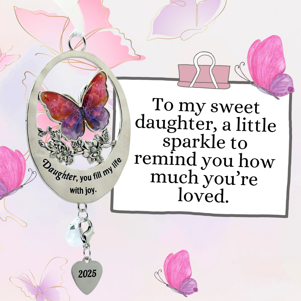 2025 Butterfly Ornament - Daughter Joy Message