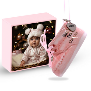 2025 Baby Girl Ornament - First Christmas