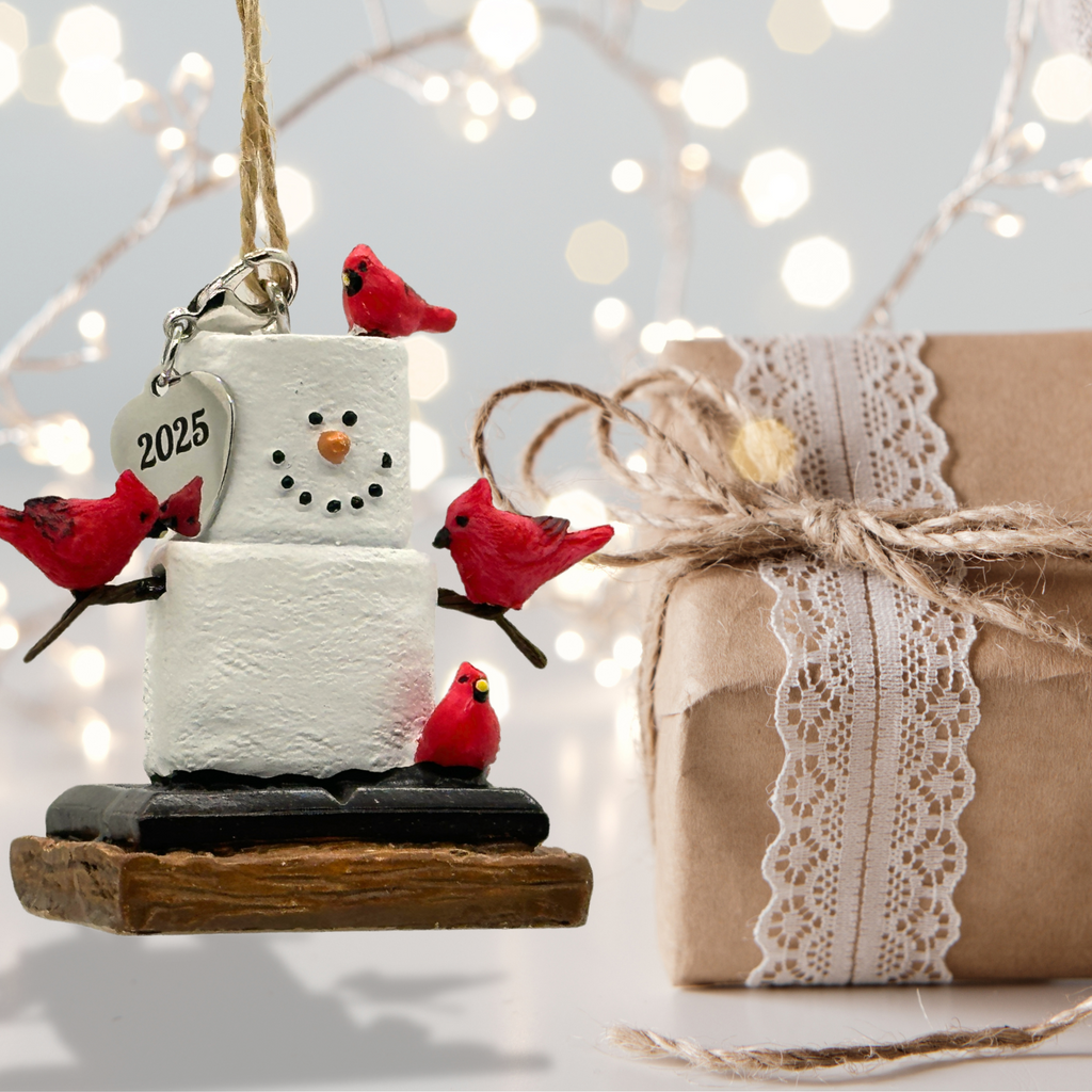 2025 S'mores Ornament - Cardinal