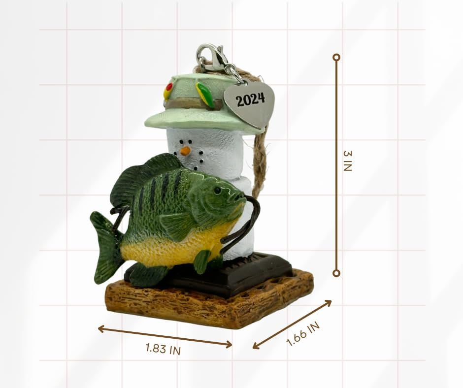 S'mores Ornament - Fishing Father's Day!
