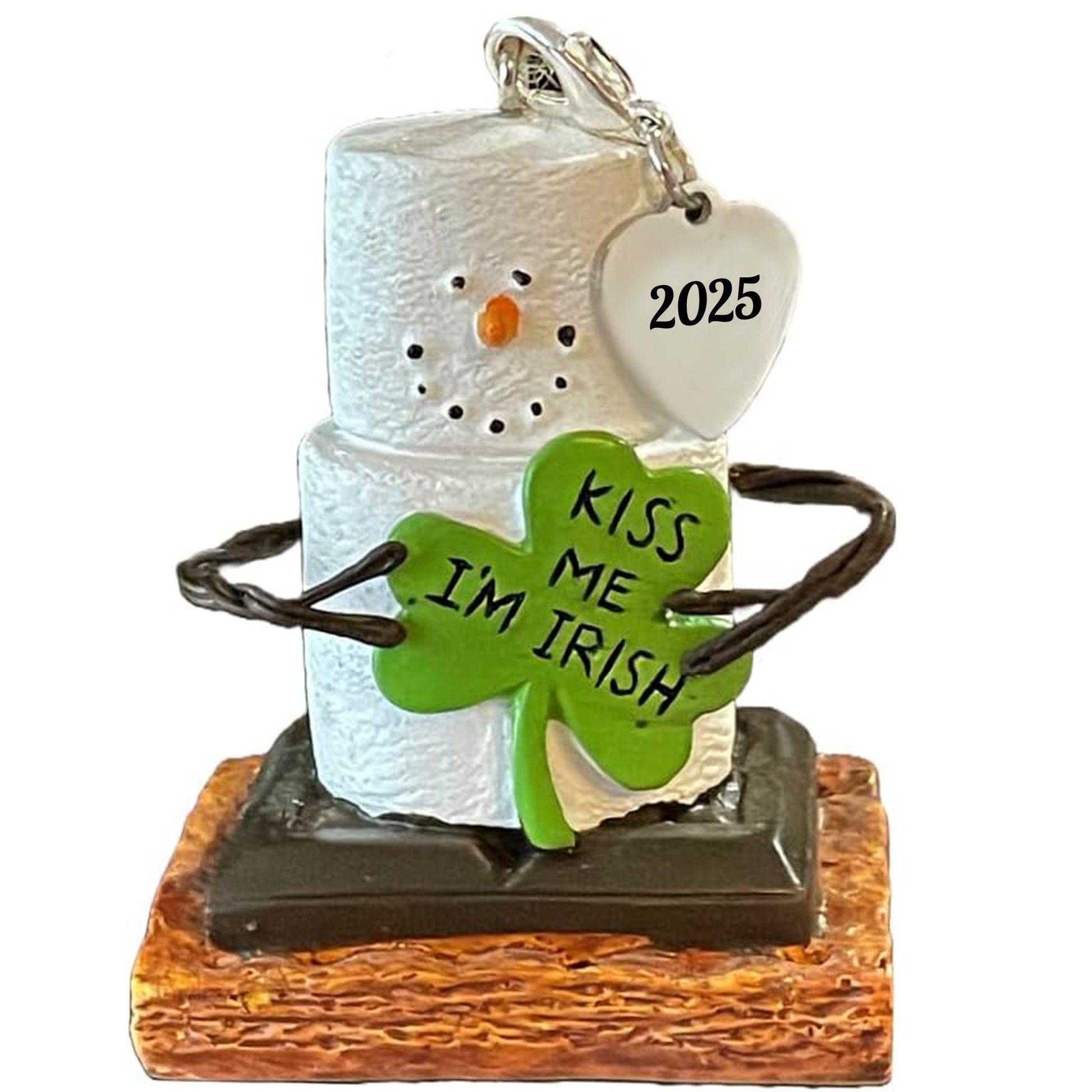 S'mores Kiss Me, I'm Irish Ornament