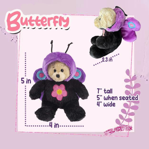 Wee Bears Plush - Butterfly