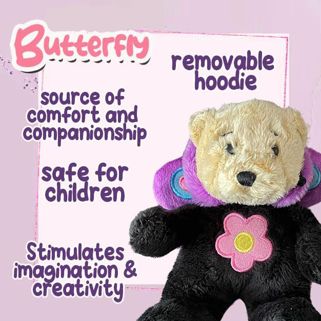Wee Bears Plush - Butterfly