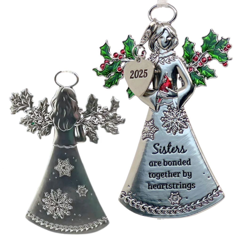 2025 Sisters Ornament - Bonded by Heartstrings