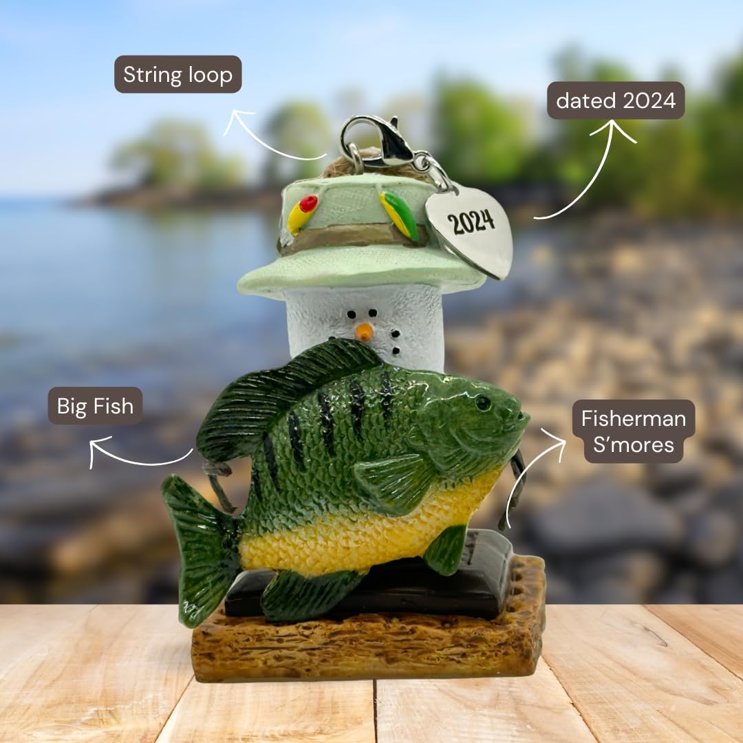 S'mores Ornament - Fishing Father's Day!