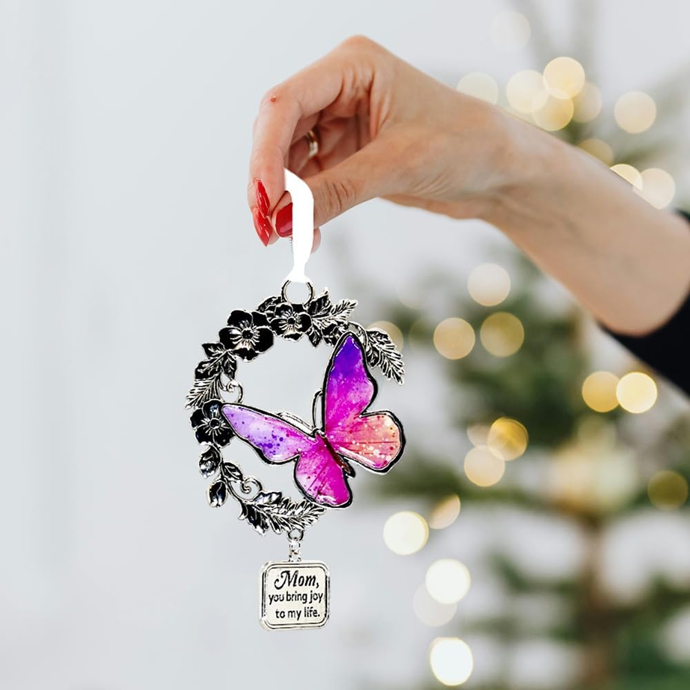 Mom, You Bring Joy to My Life Butterfly Ornament for Mom