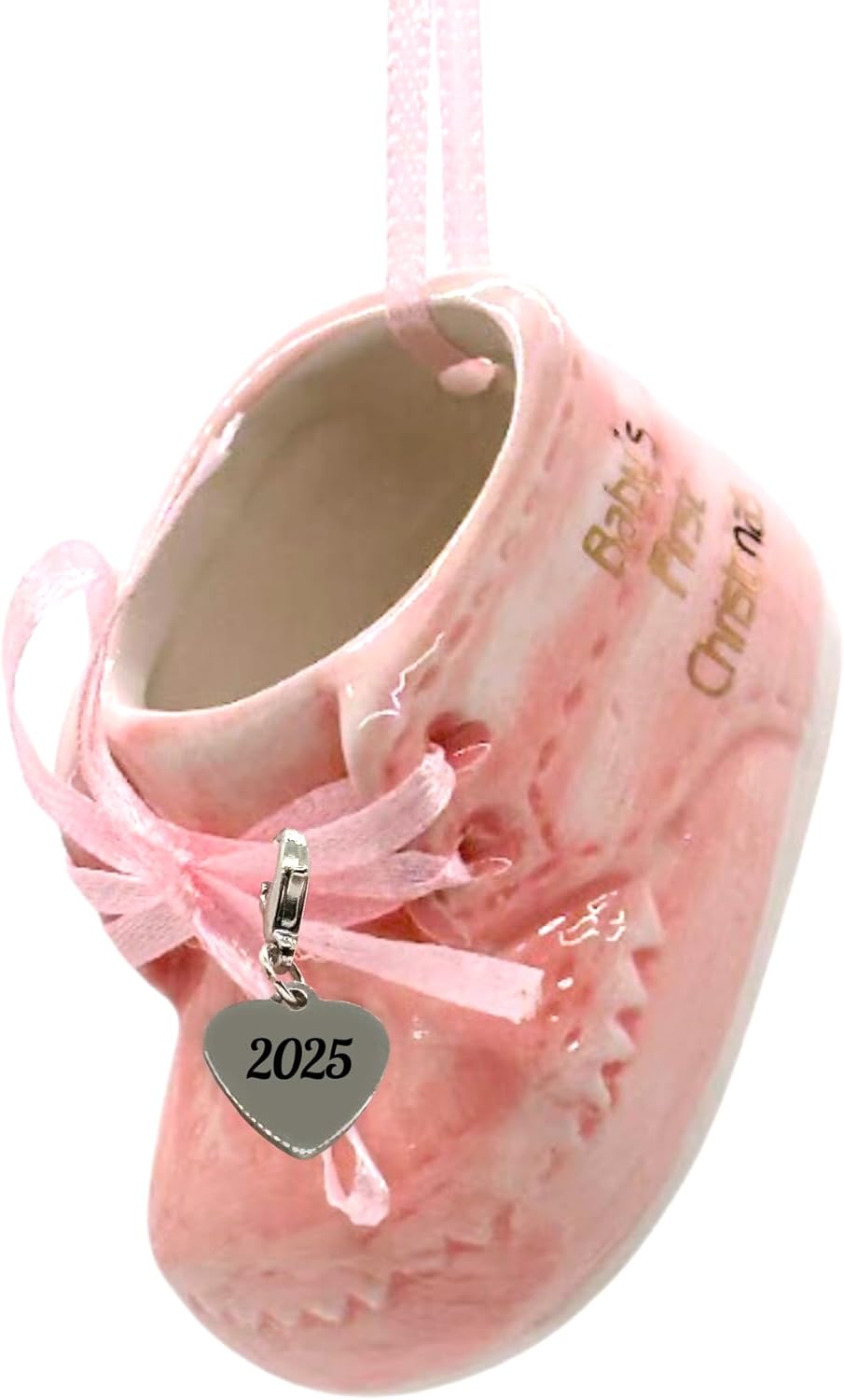 2025 Baby Girl Ornament - First Christmas