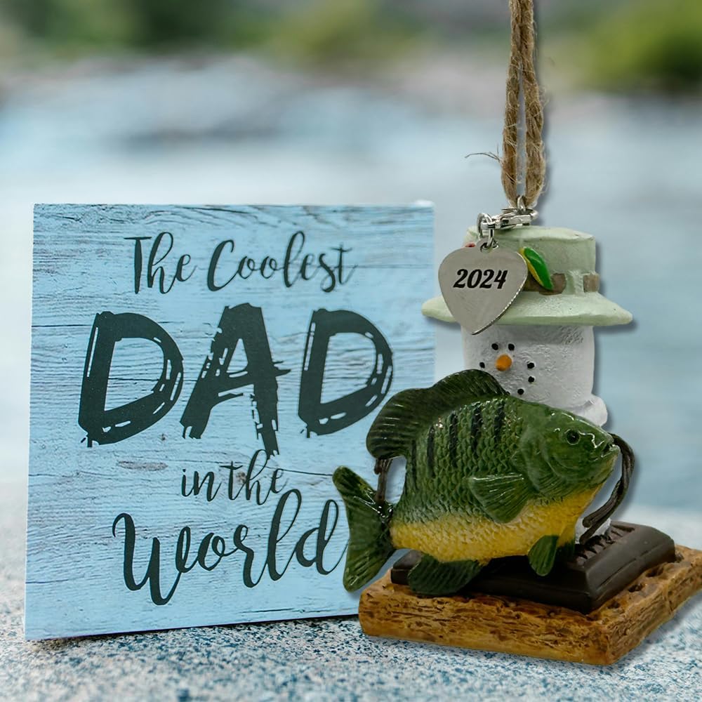 S'mores Ornament - Fishing Father's Day!