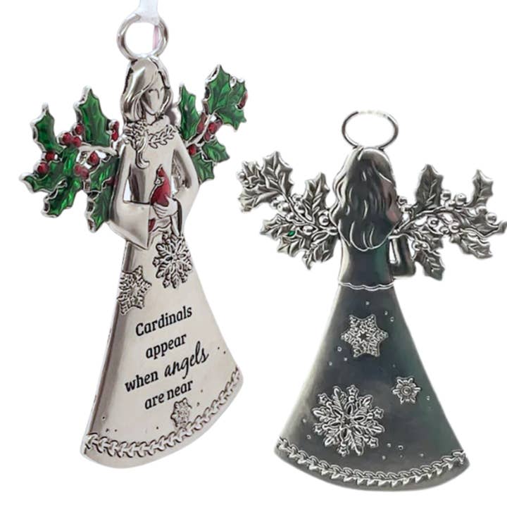 Cardinal Ornament - Angels Are Near