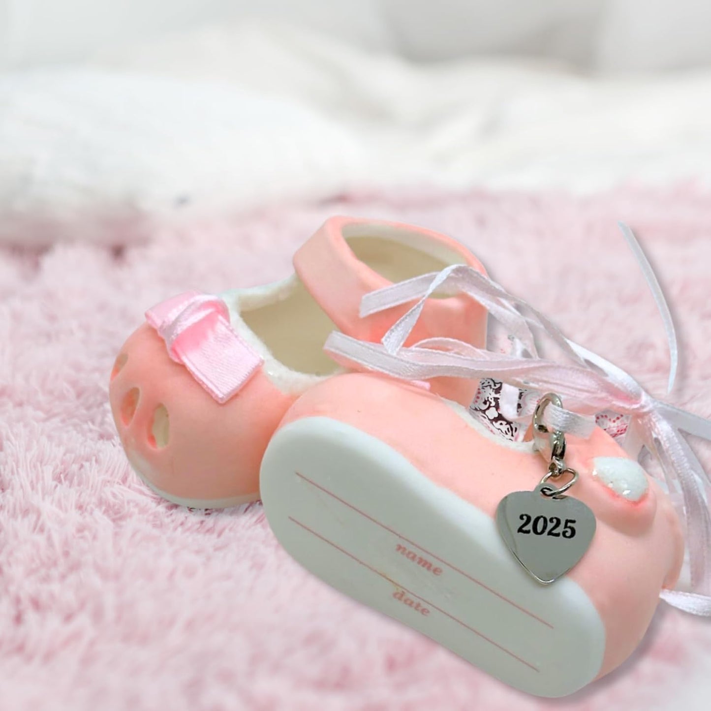 Baby Girl's Pink Shoe Ornament