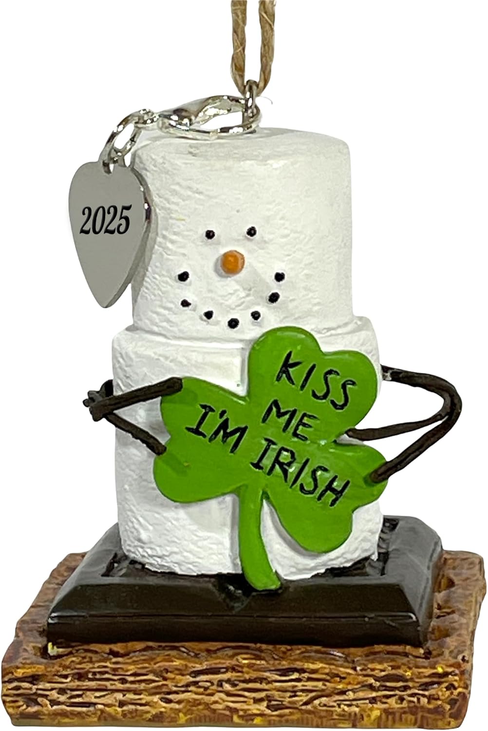 2025 S'mores Ornament - Kiss Me, I'm irish