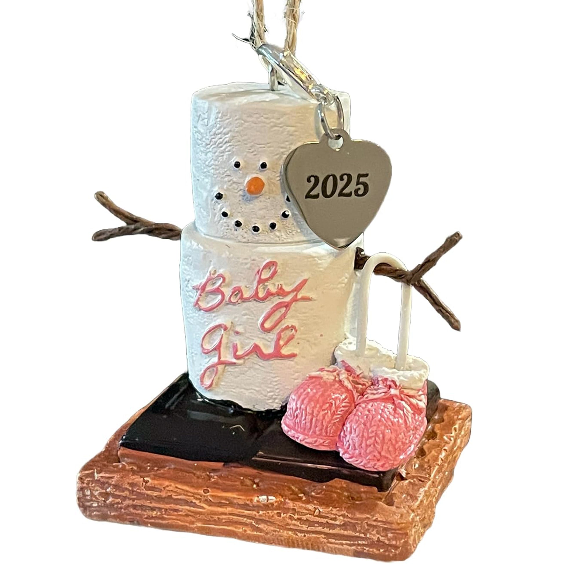S'mores Ornament - New Baby Girl