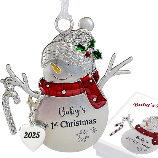 Baby's First Christmas Snowman Ornament