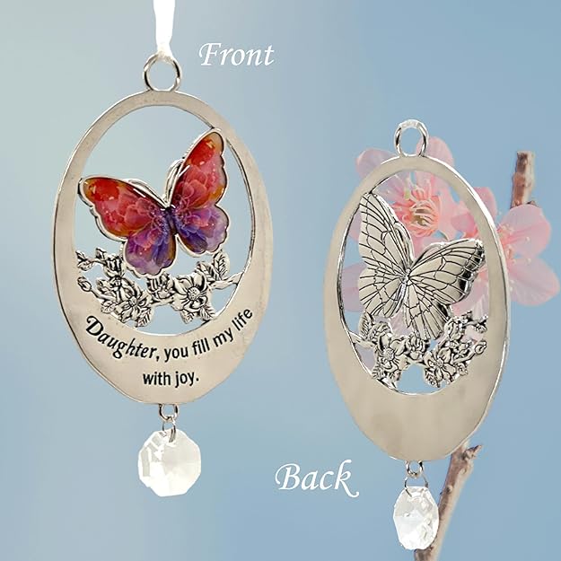 Daughter, You Fill My Life With Joy Butterfly Ornament for Daughter