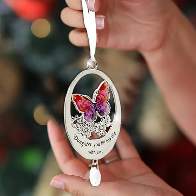 Daughter, You Fill My Life With Joy Butterfly Ornament for Daughter