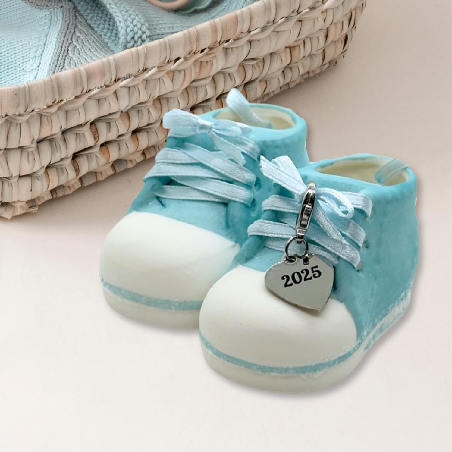 Baby Boy Blue Shoe Ornament