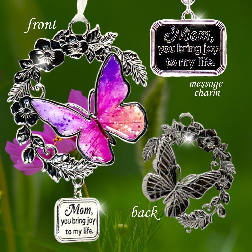 Mom, You Bring Joy to My Life Butterfly Ornament for Mom