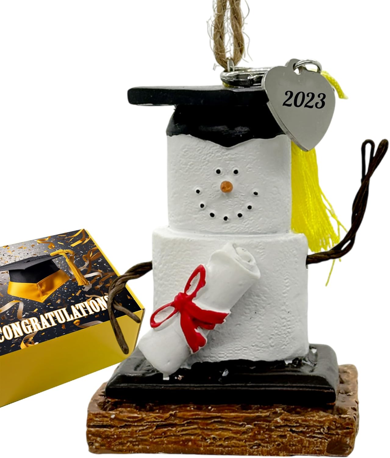 S'mores Graduation Ornament  in a Gift Box