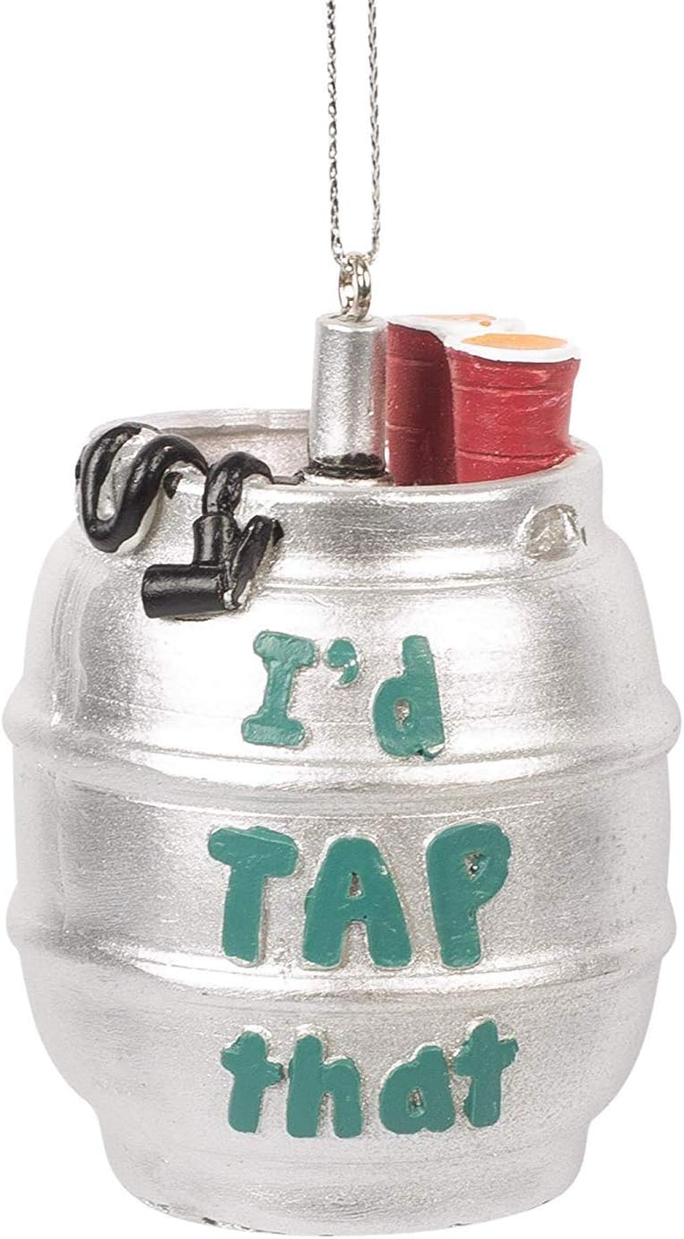 "I'd Tap That" Beer Keg Ornament