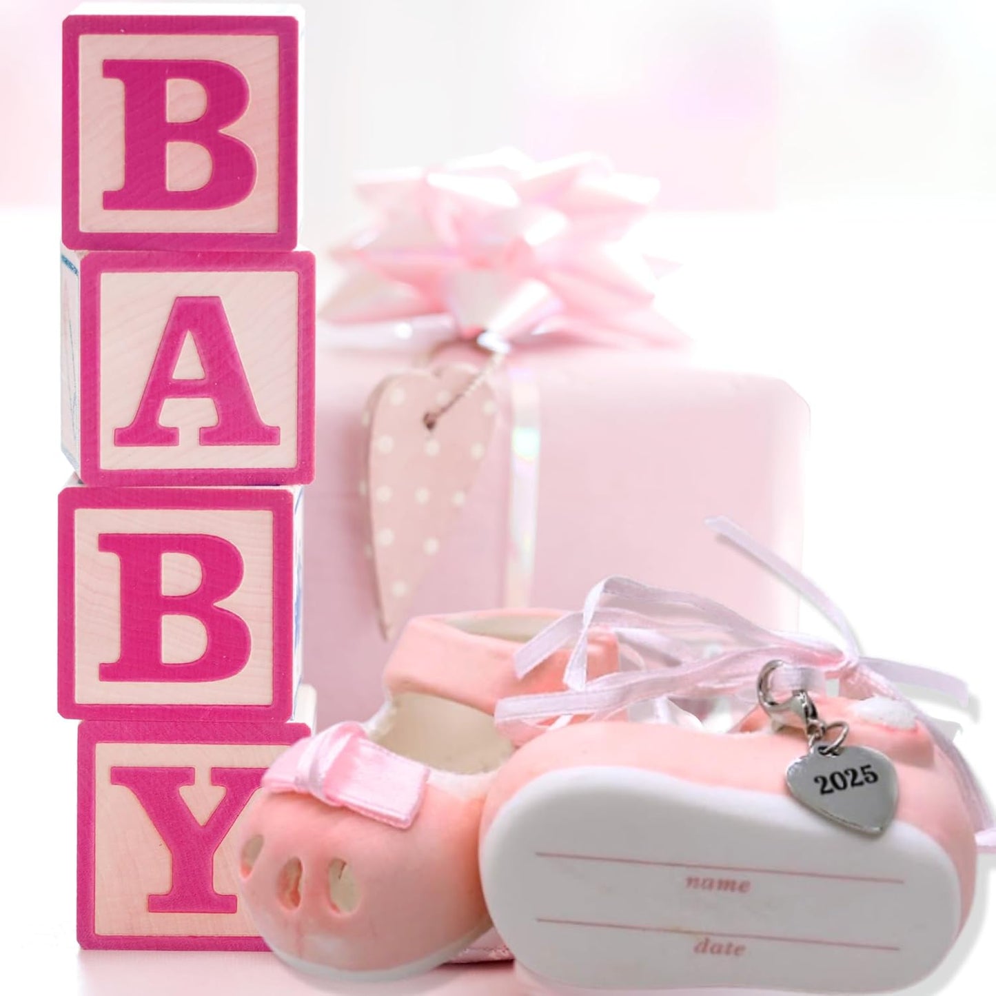 Baby Girl's Pink Shoe Ornament