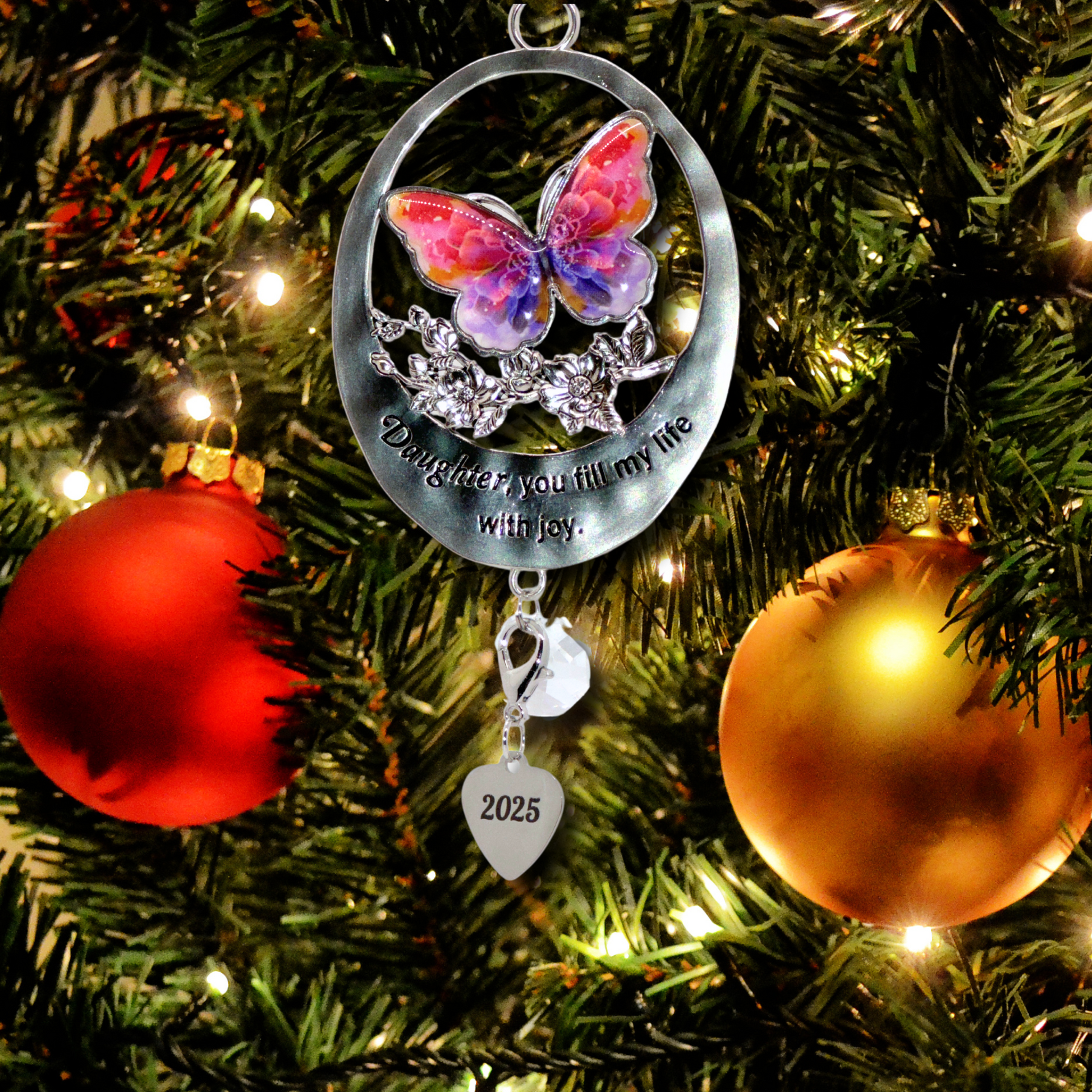 2025 Butterfly Ornament - Daughter Joy Message