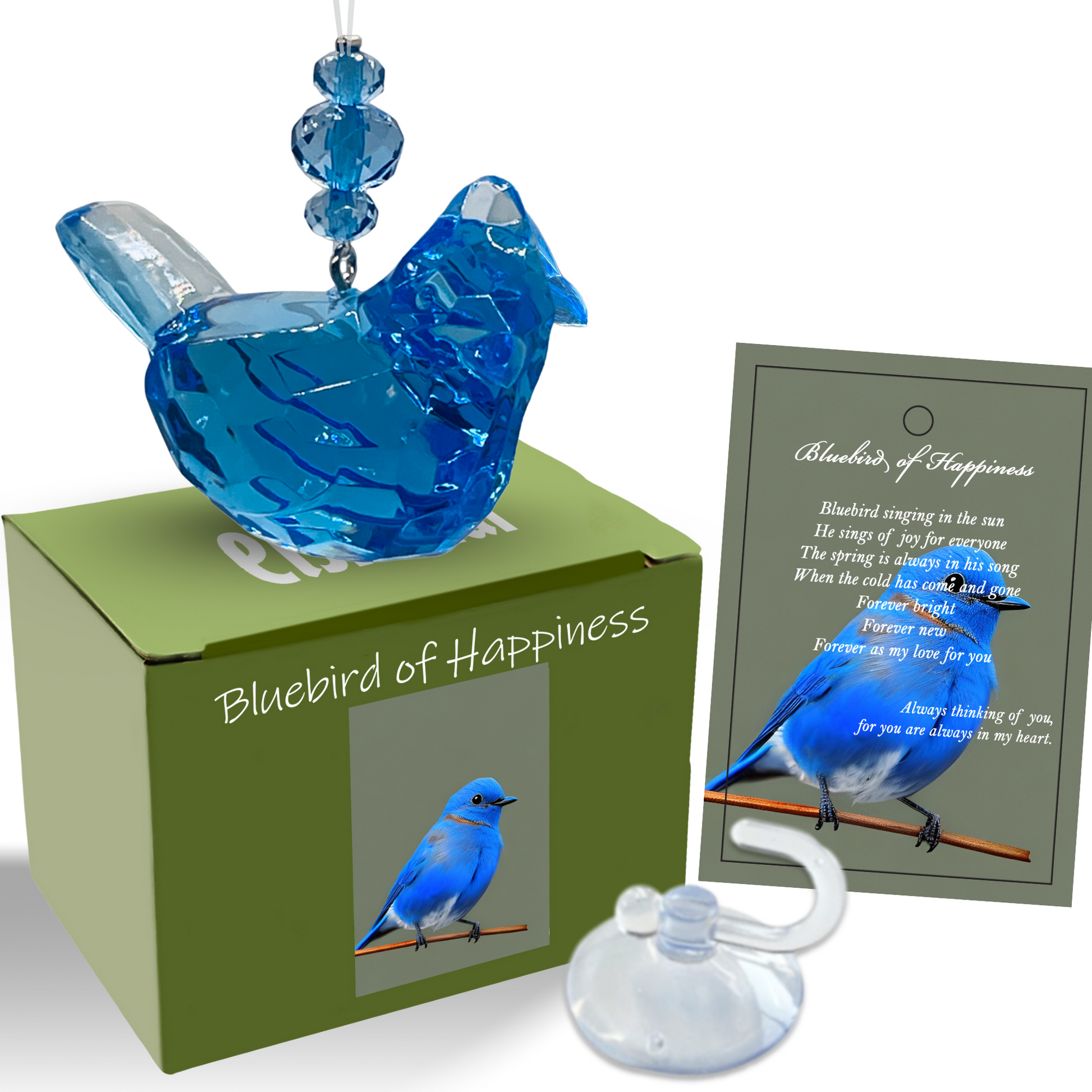 Bluebird of Happiness Ornament