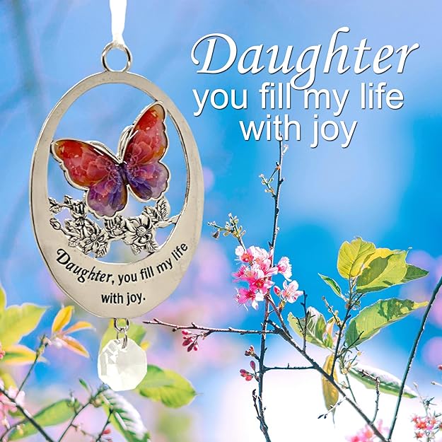 Daughter, You Fill My Life With Joy Butterfly Ornament for Daughter