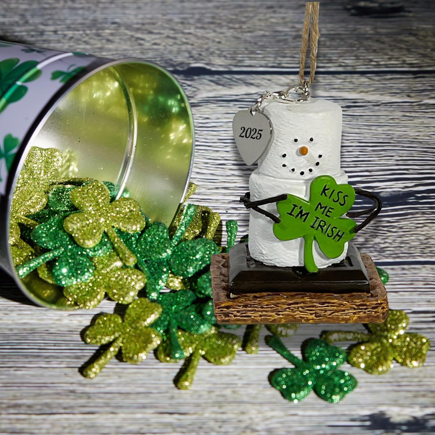 2025 S'mores Ornament - Kiss Me, I'm irish