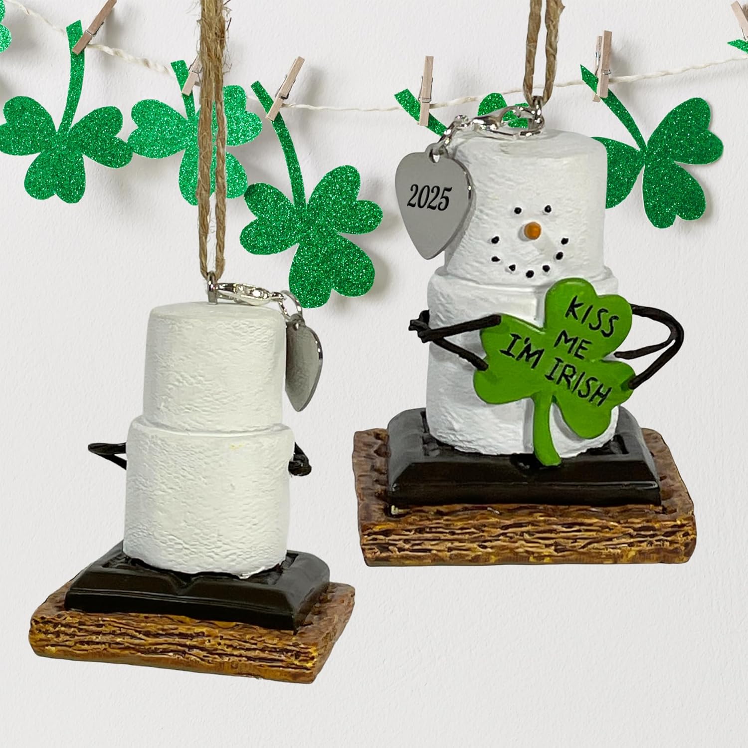 2025 S'mores Ornament - Kiss Me, I'm irish