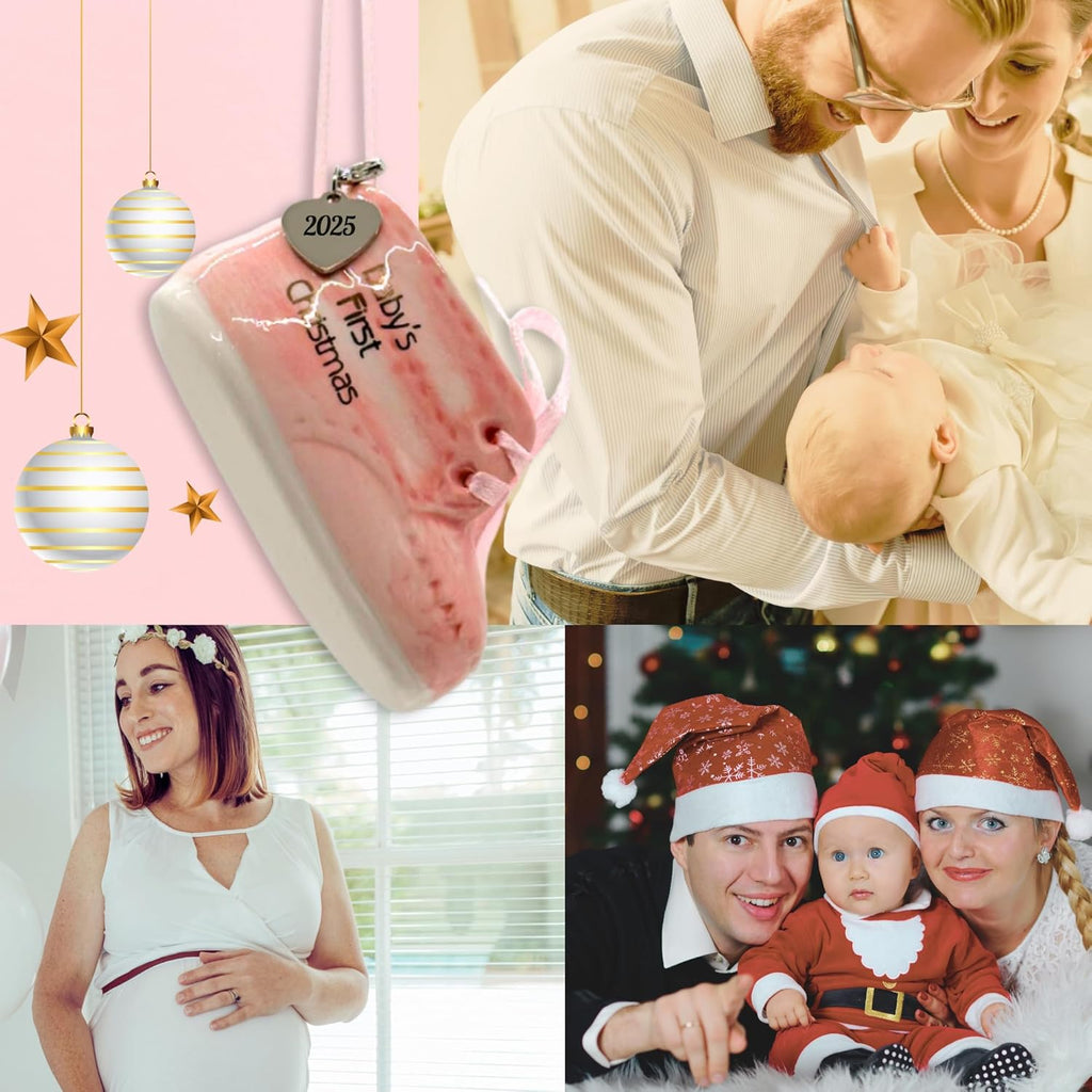 2025 Baby Girl Ornament - First Christmas