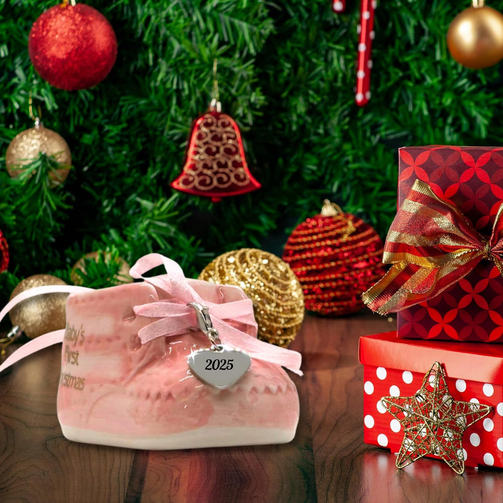 2025 Baby Girl Ornament - First Christmas
