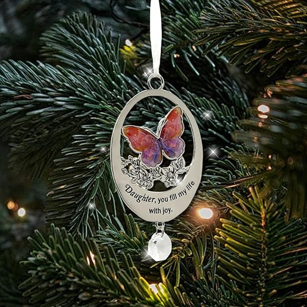 Daughter, You Fill My Life With Joy Butterfly Ornament for Daughter