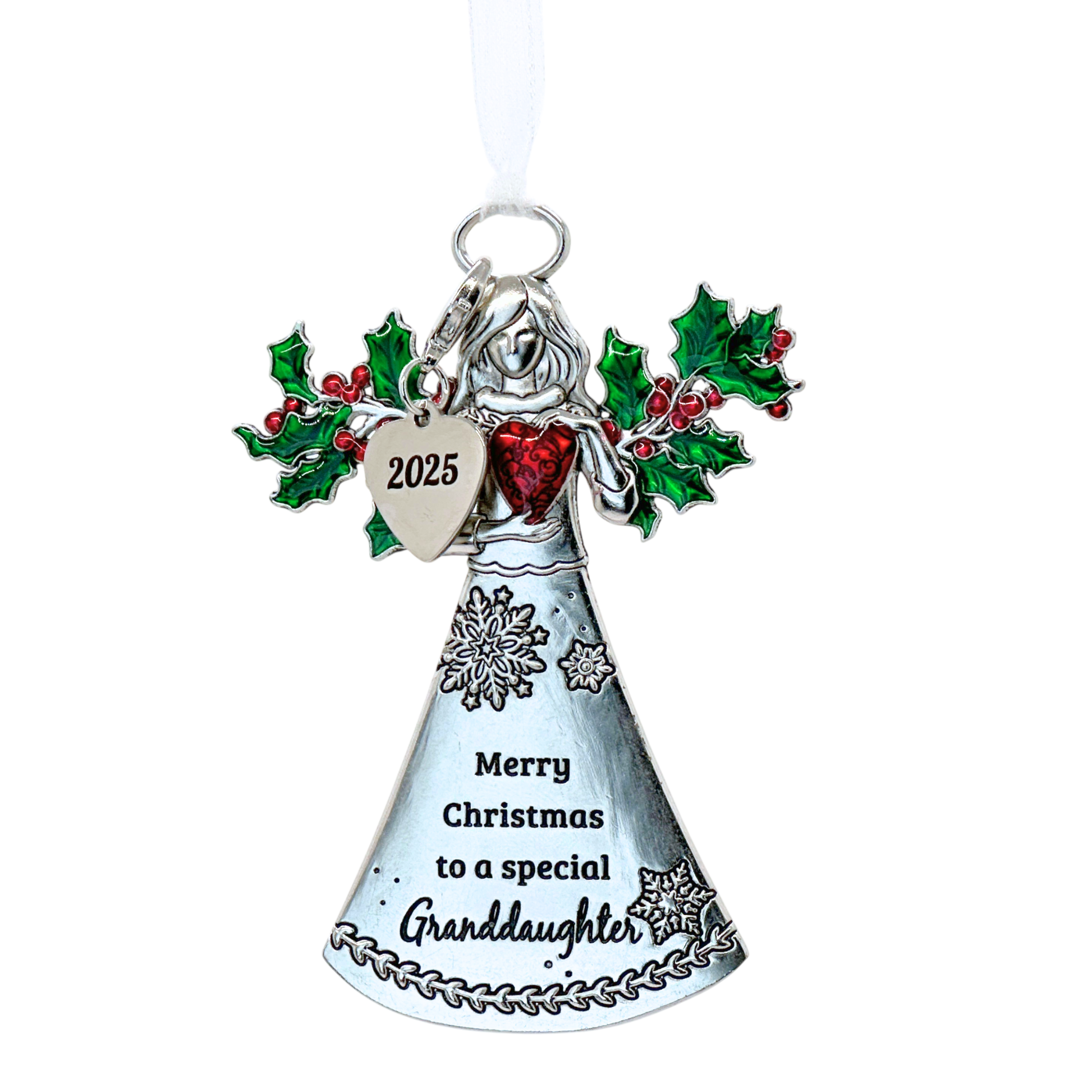 2025 Granddaughter Angel Ornament - Merry Christmas
