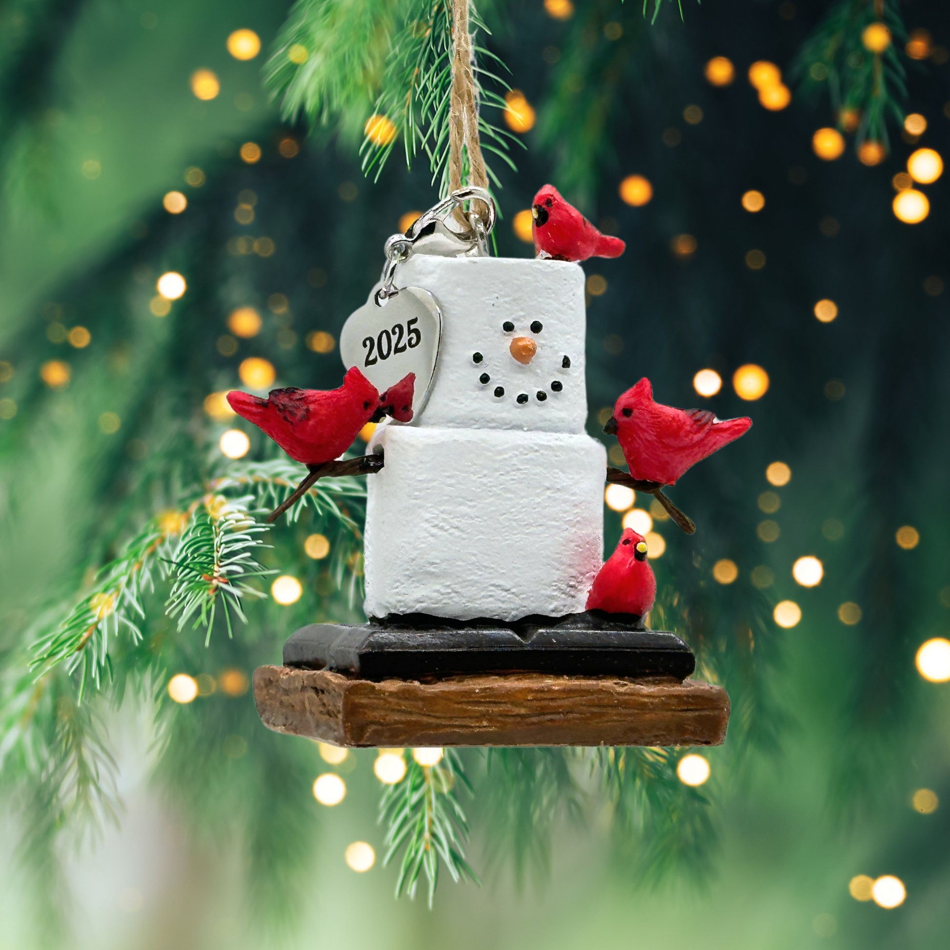 2025 S'mores Ornament - Cardinal