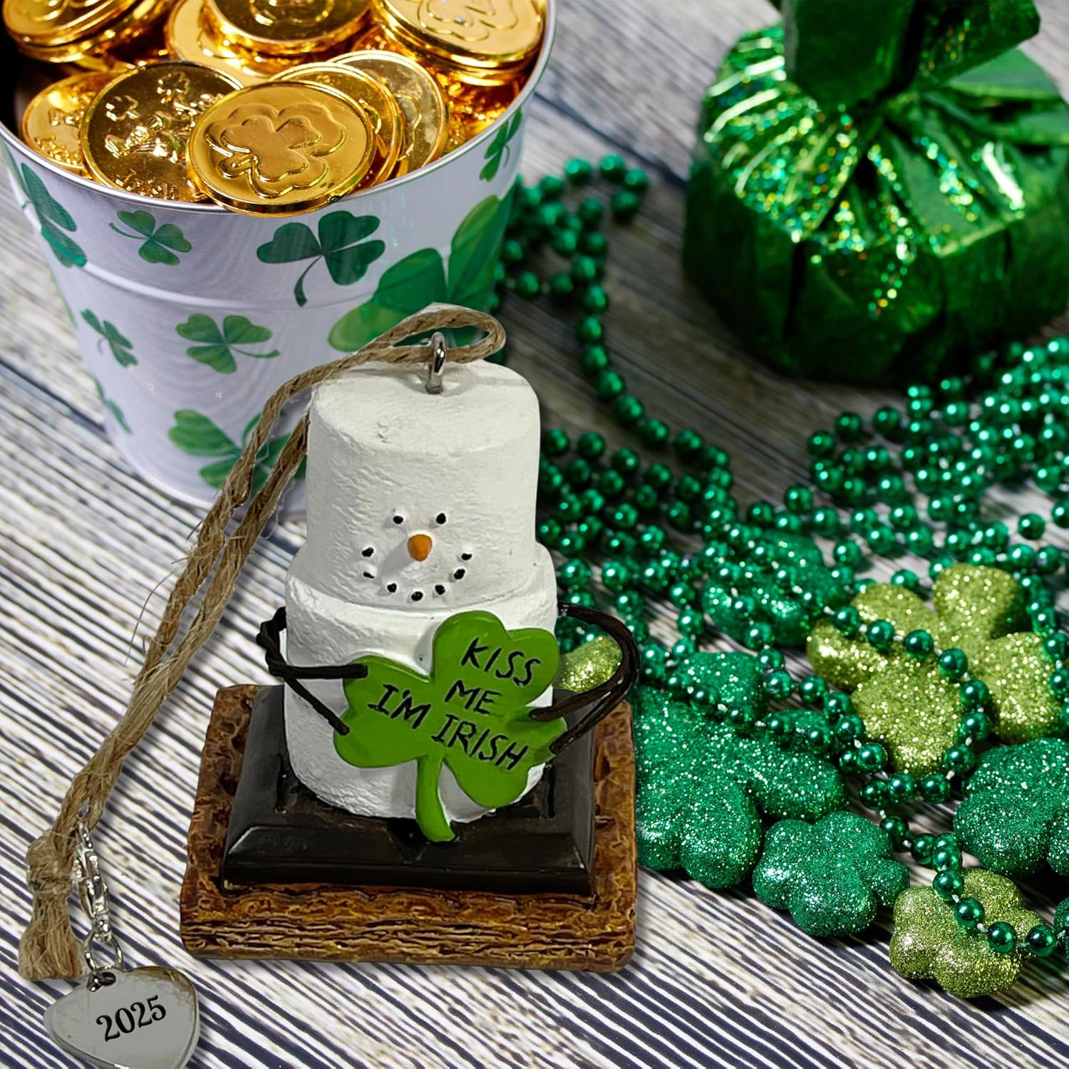 2025 S'mores Ornament - Kiss Me, I'm irish