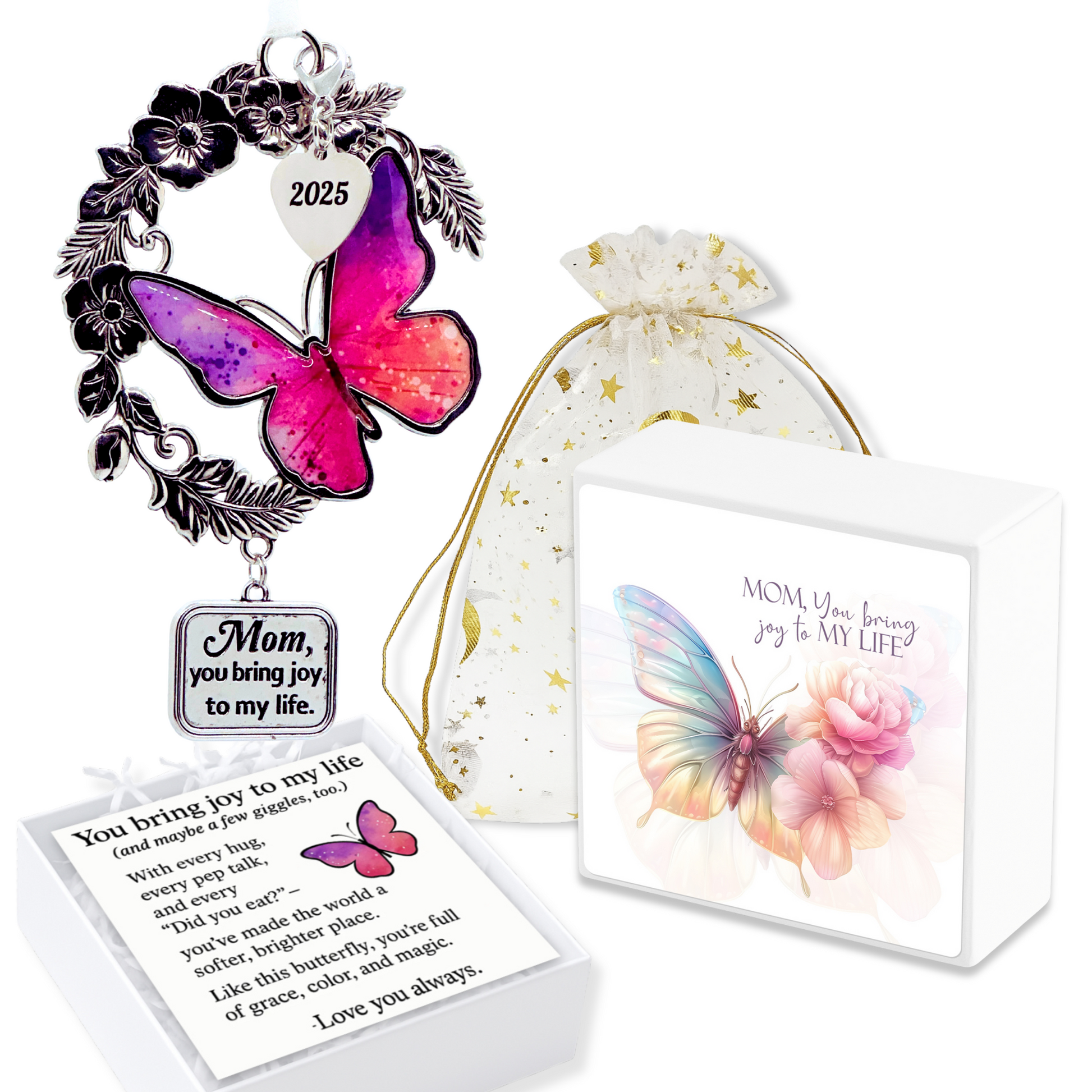 2025 Butterfly Ornament - Mom Joy Message