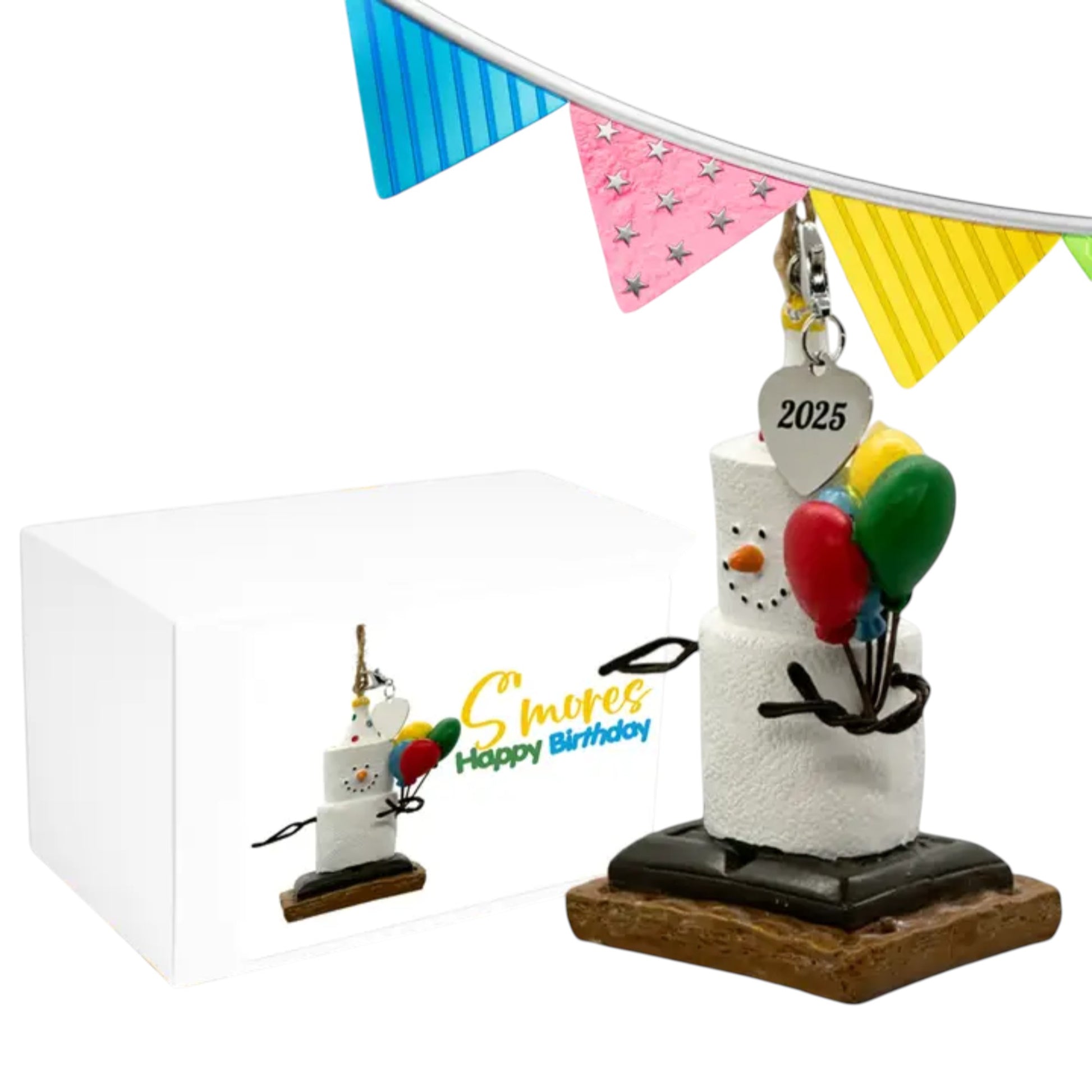 2025 S'mores Ornament - Happy Birthday